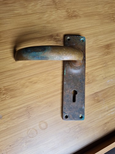 One single old brass bronze - one,