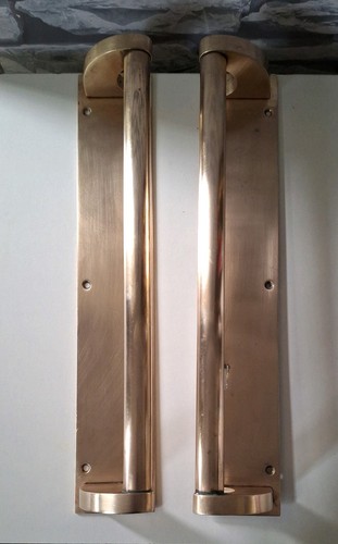 Large vintage solid - solid, brass