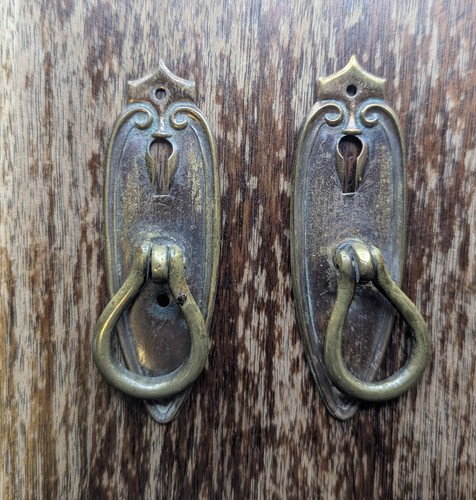 Pair antique arts crafts - arts,
