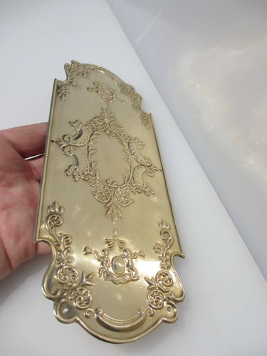 Brass finger plate push - brass,